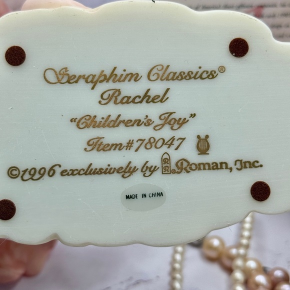 SOLD***Seraphim Classics Rachel Children’s Joy, NWT angel 1996 #78047 Roman, Inc - Picture 10 of 14